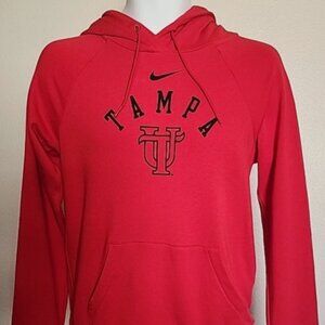 Nike Red UT University of Tampa Hoodie Size XS